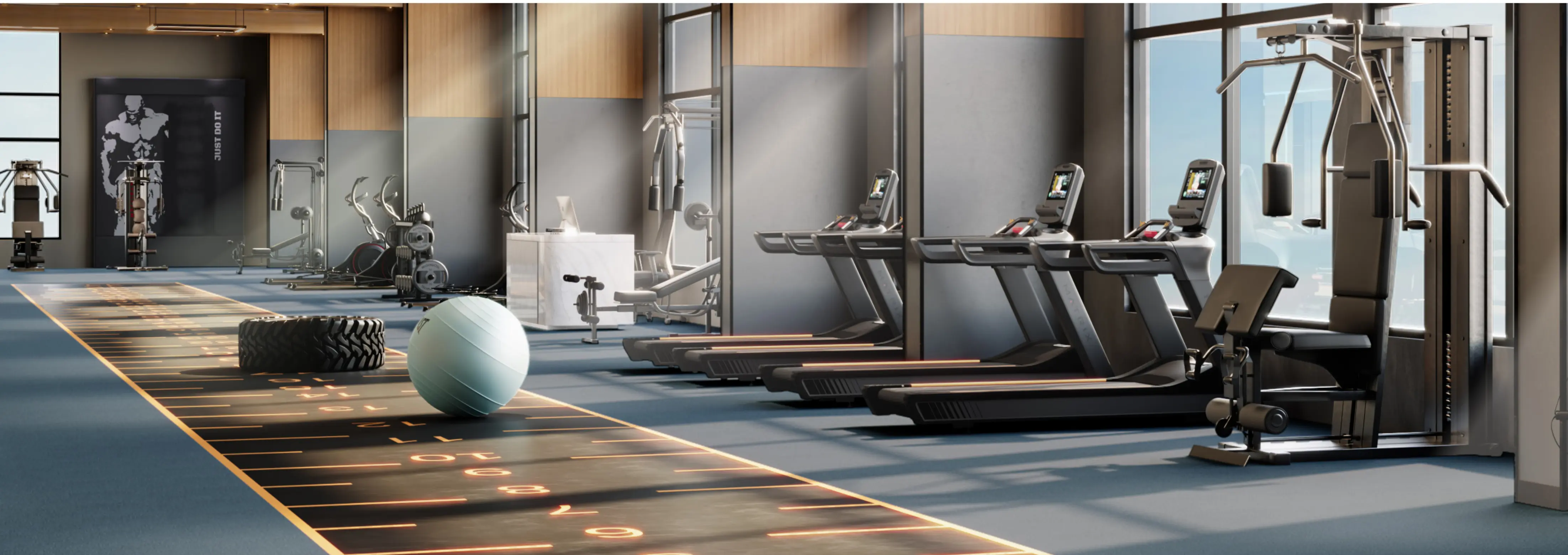 Srijan Orizon 33,000 sq.ft. Luxury Clubhouse & Indoor Gym Facilities